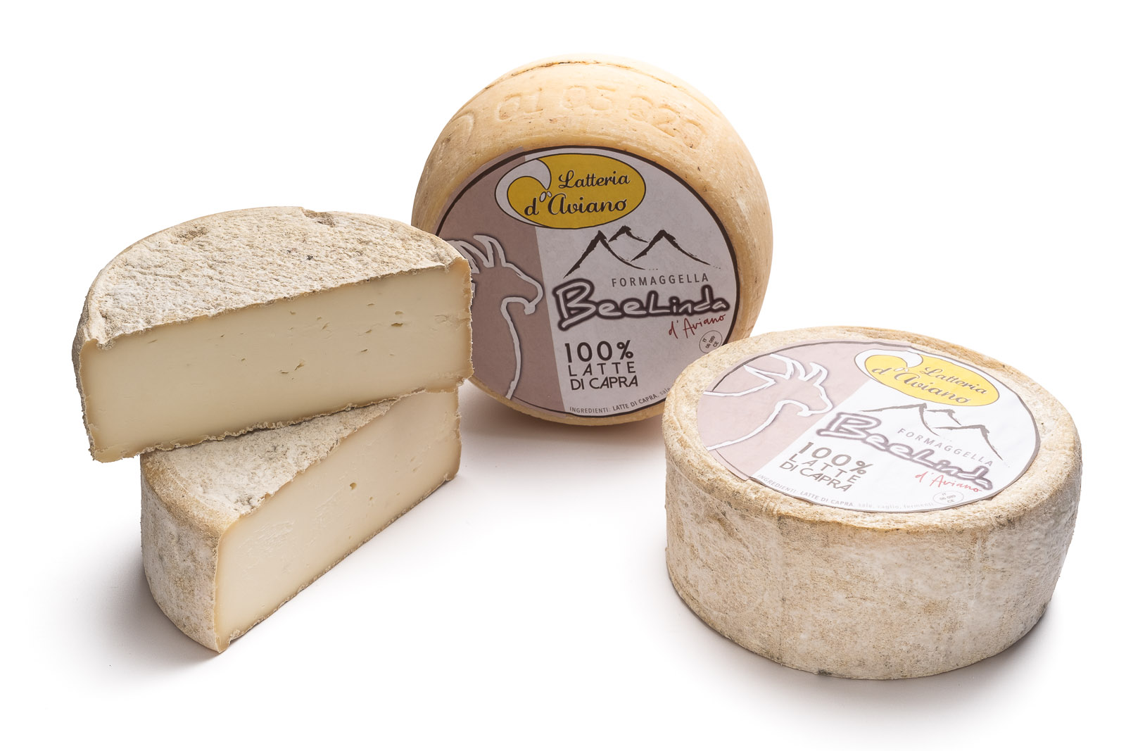 Formaggio Beelinda di capra d'Aviano - Del Ben formaggi - fresco, mezzano e stagionato