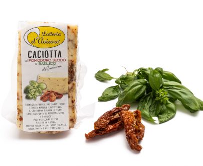 Caciotta d'Aviano pomodoro e basilico - Del Ben formaggi - 300g