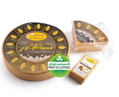 Formaggio - senza lattosio - latteria d'Aviano stagionato - Del Ben formaggi